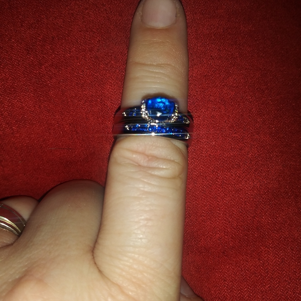 Sapphire wedding ring